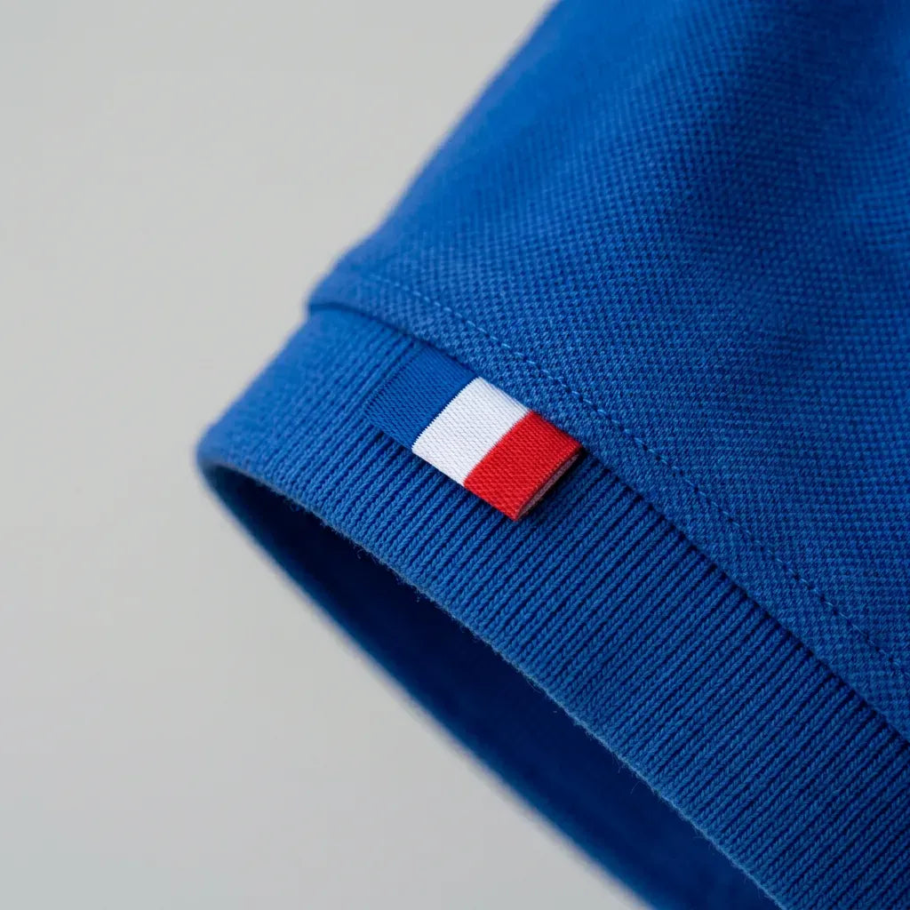 Polo bleu roi homme | Coton bio - Polo