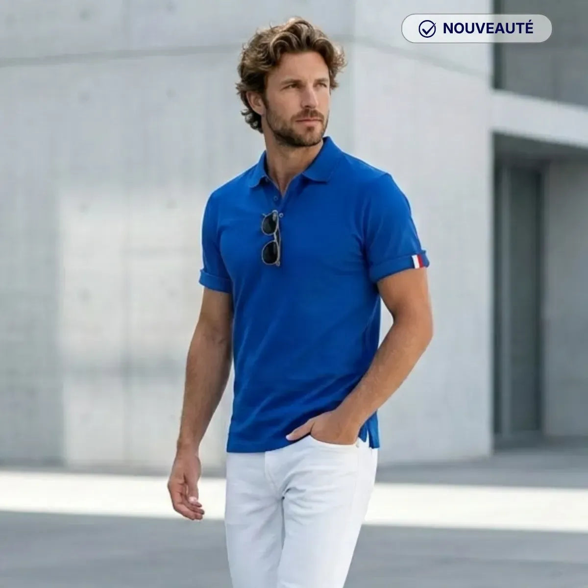 Polo bleu roi homme | PALÂBA - Polo