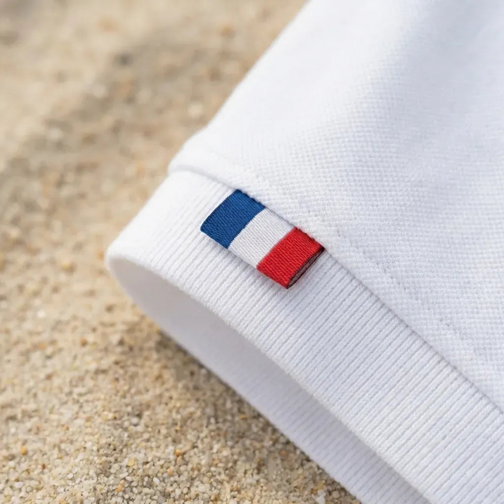 Polo homme blanc | Coton bio - Polo