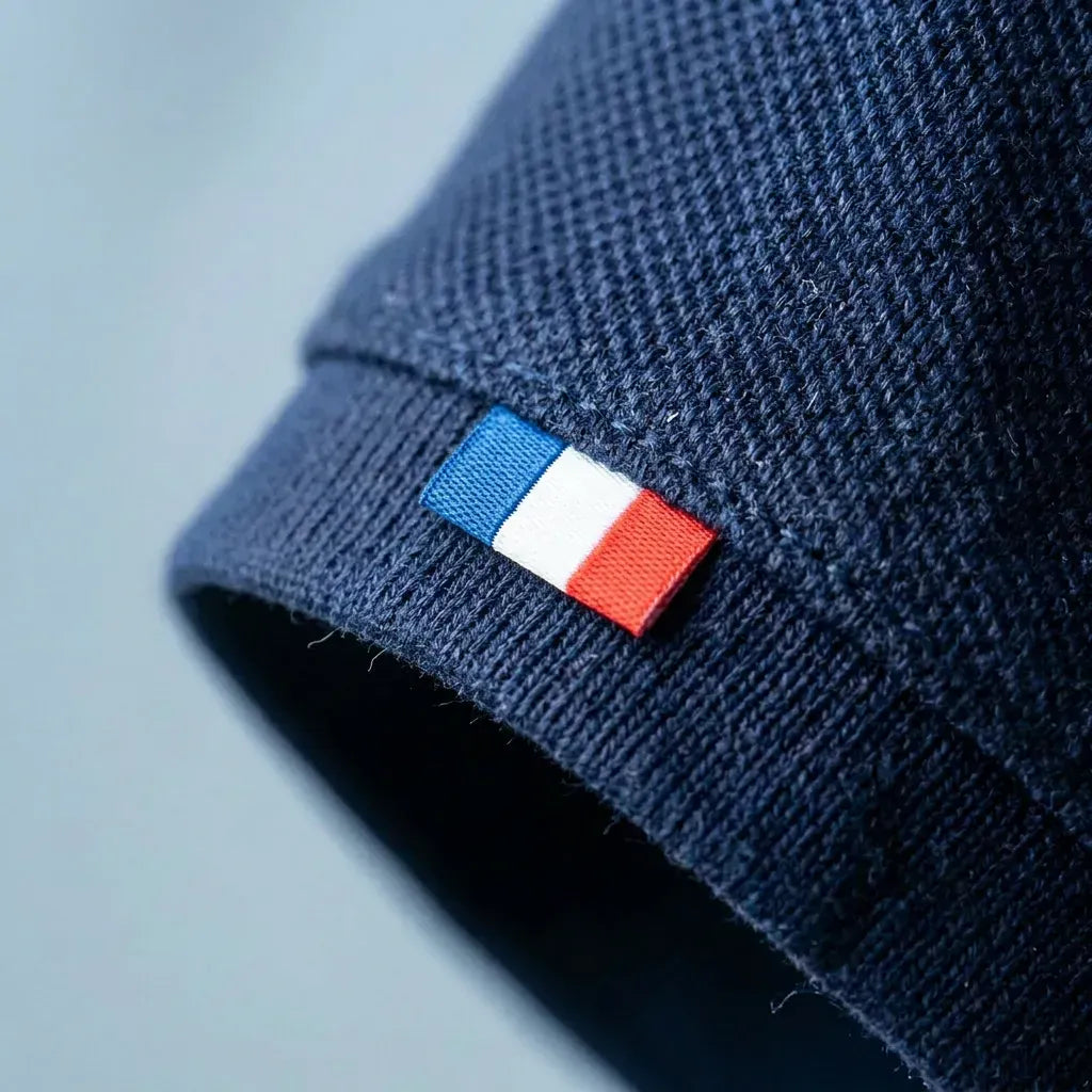 Polo marine homme | Coton bio - Polo