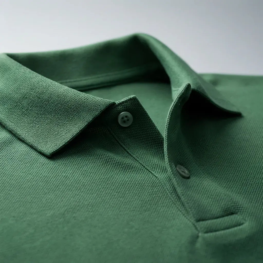 Polo vert homme | Coton bio - Polo