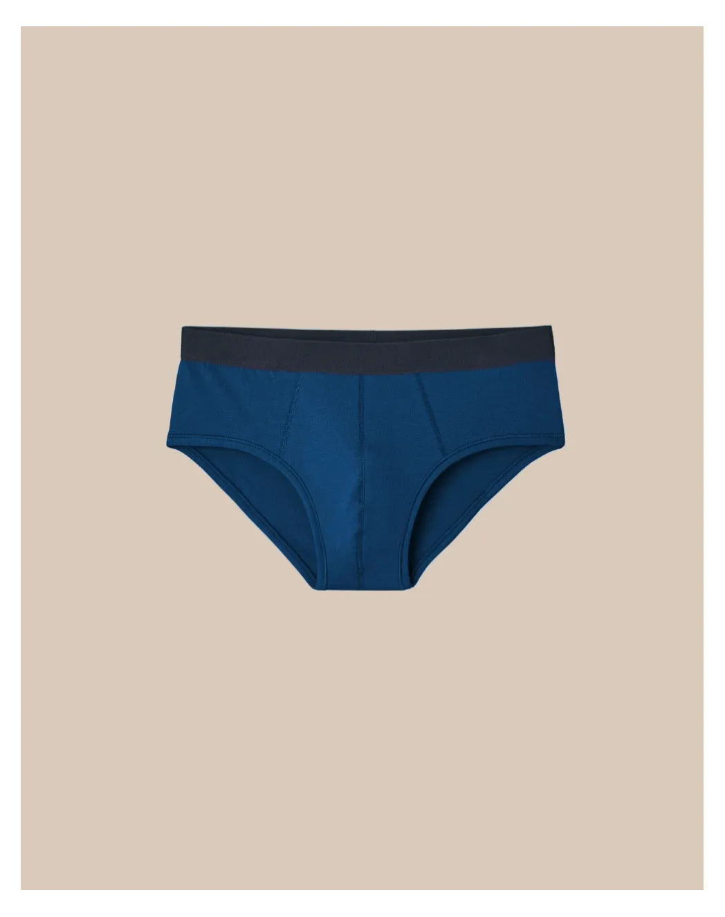 Slip homme coton modal Bleu indigo