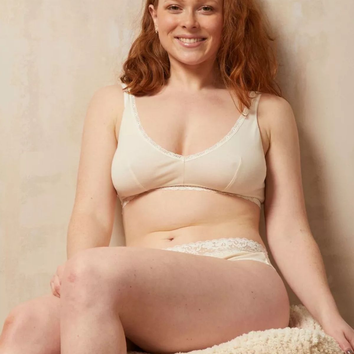 Soutien gorge brassière - Dentelle Ecru