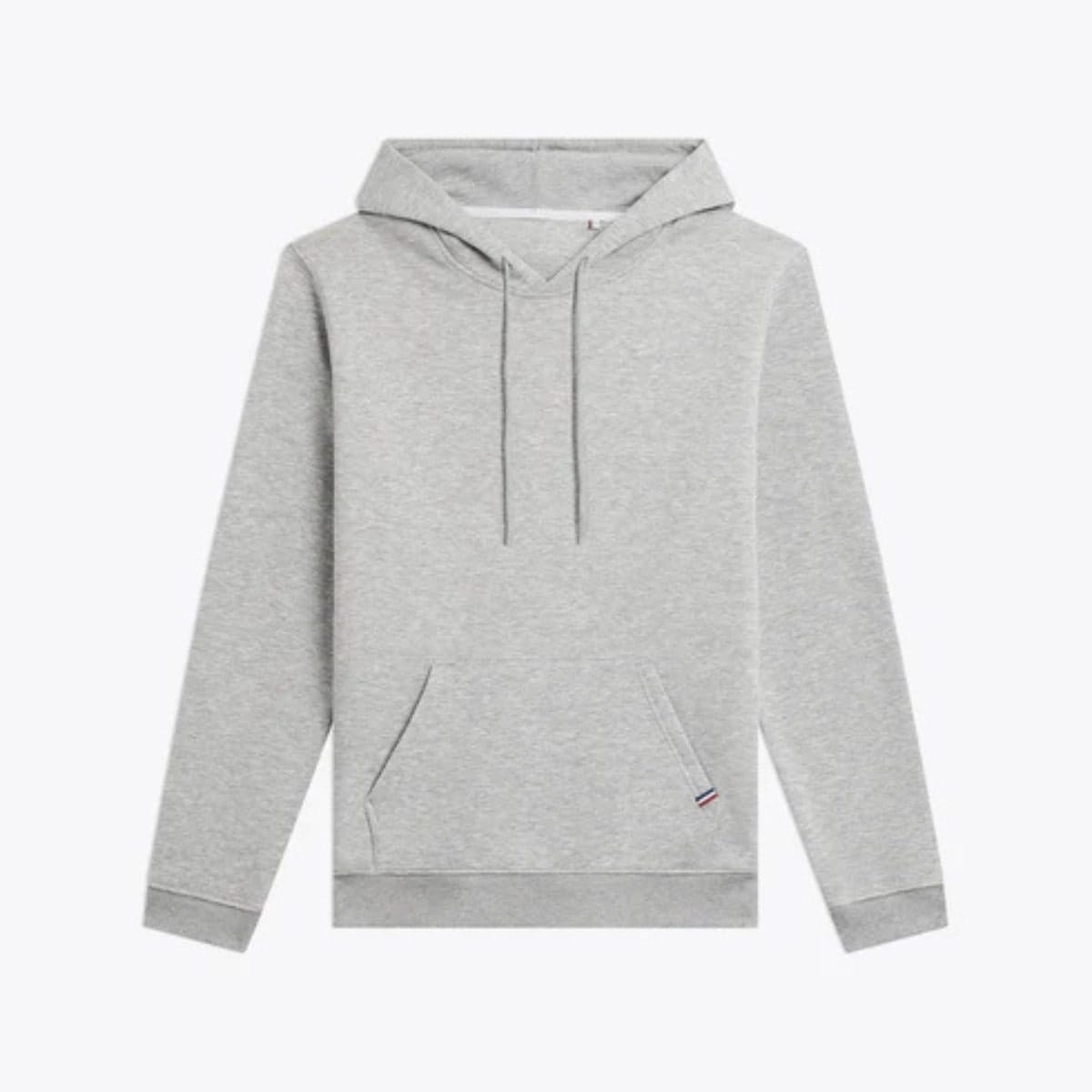 Sweat capuche gris chiné