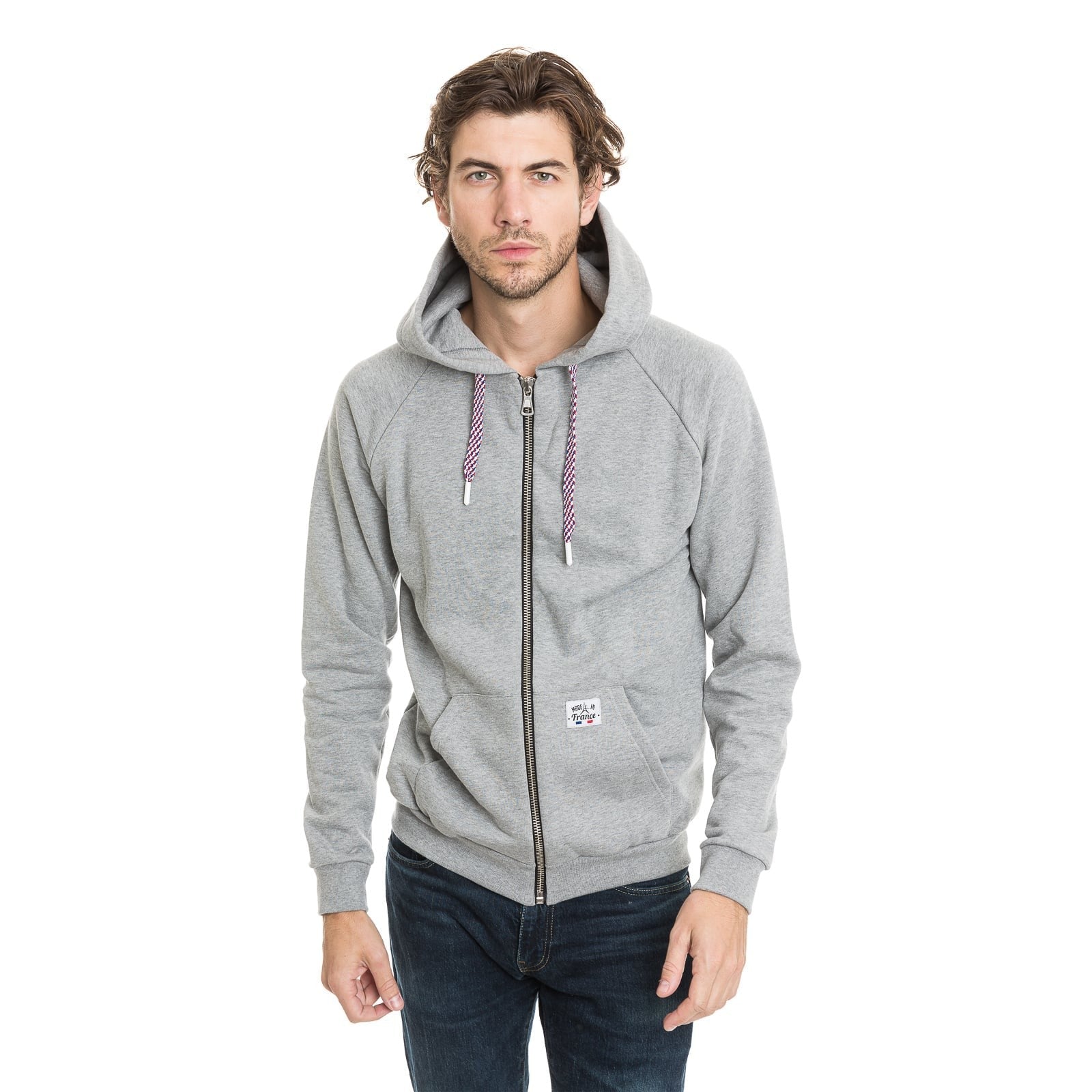 Sweat capuche zippé Made in France