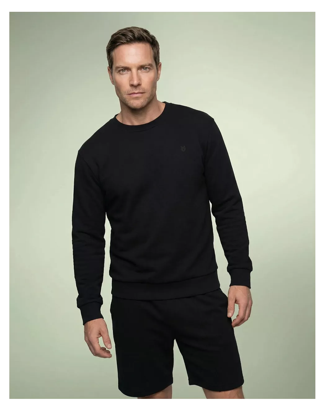 Sweat Homme sans capuche - Noir