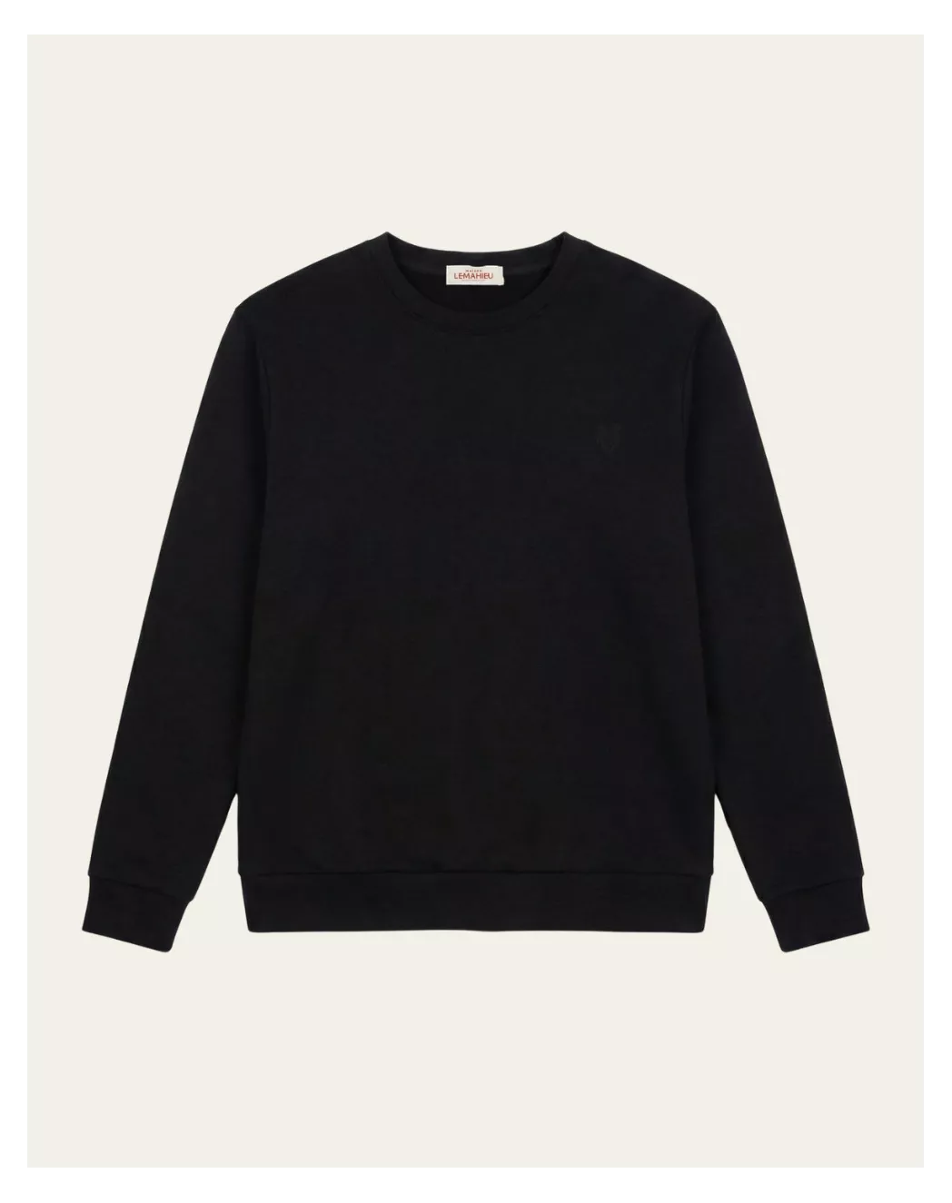 Sweat Homme sans capuche - Noir