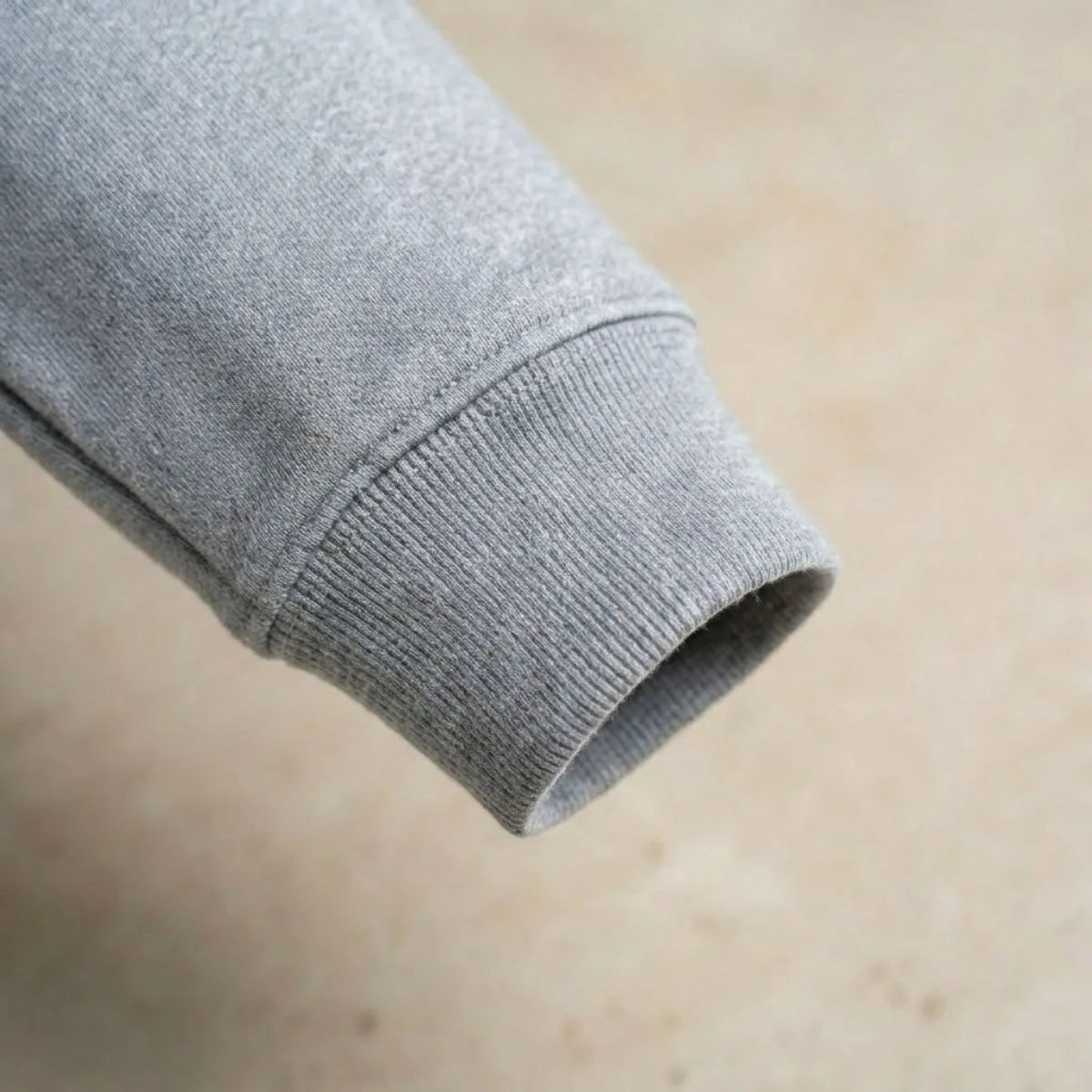 sweat sans capuche homme gris coton bio fabriqué en France