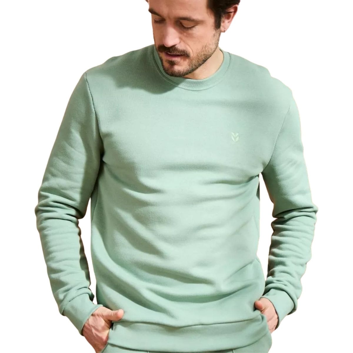 Sweat Homme sans capuche - Vert