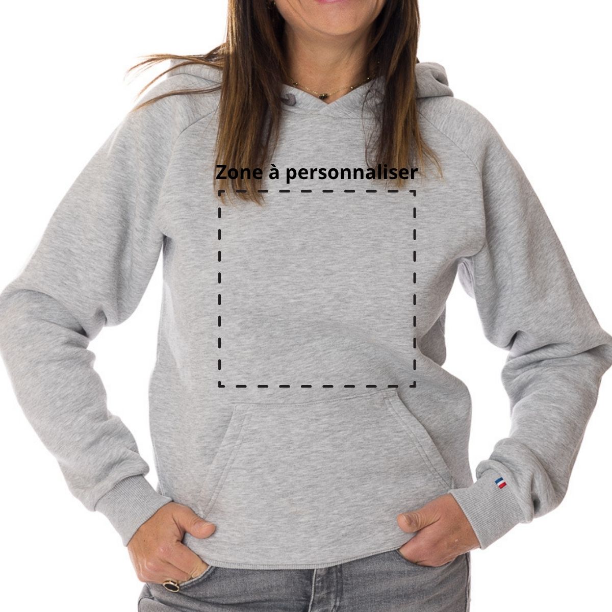 Sweat personnalisé à capuche femme