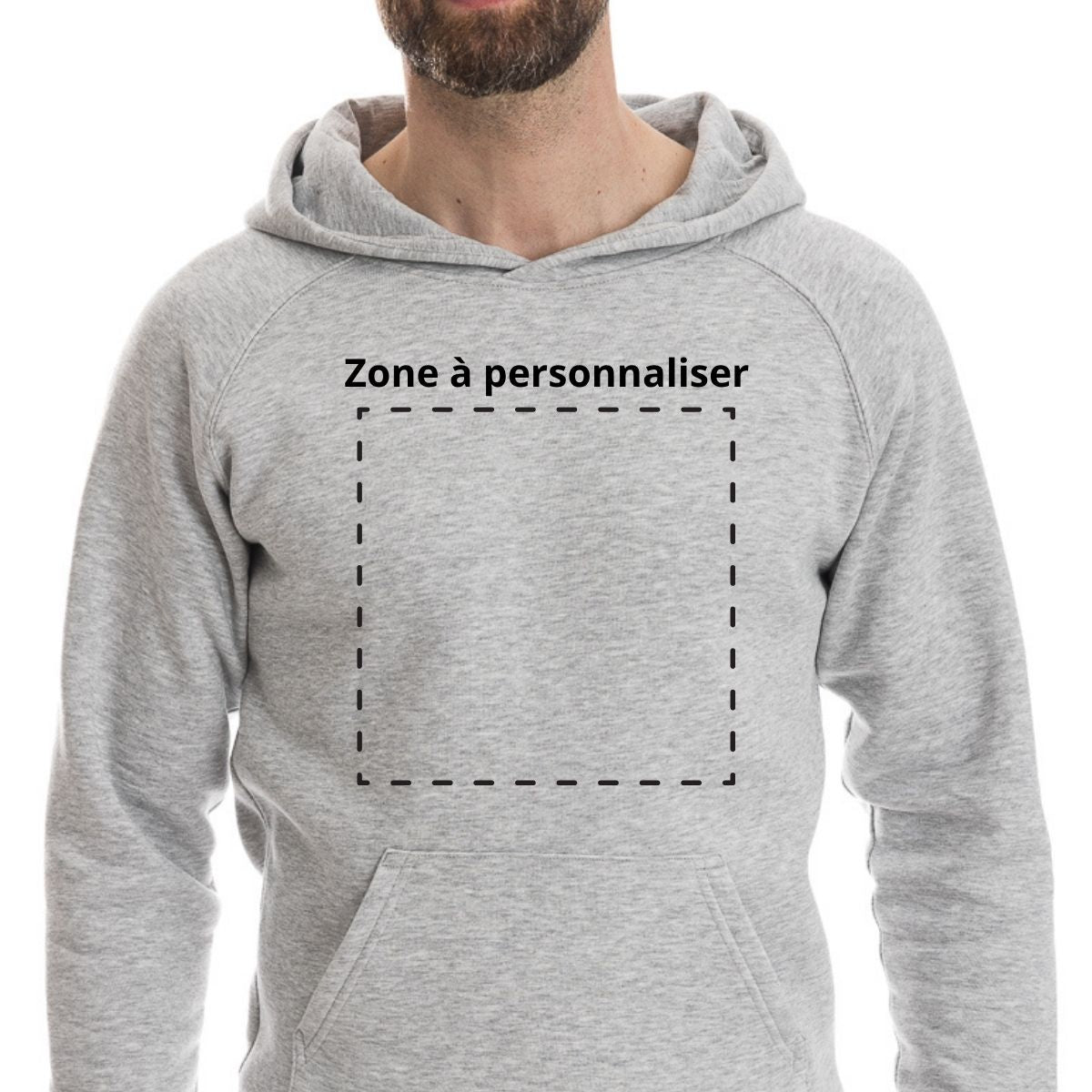 Sweat personnalisé à capuche homme