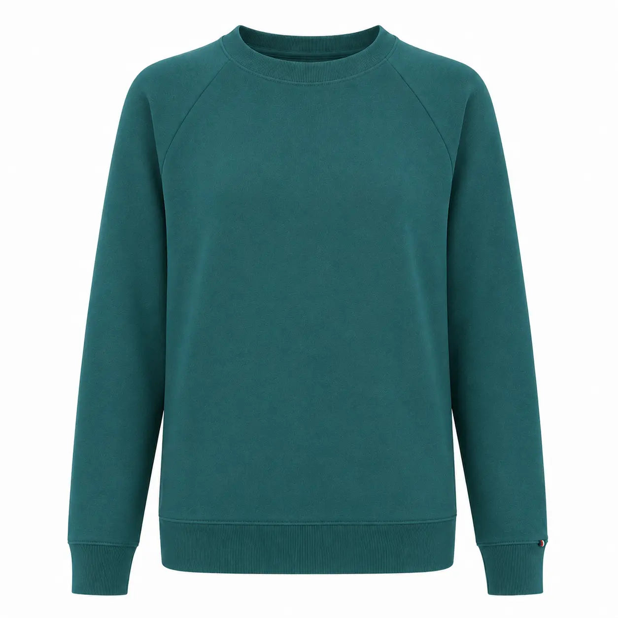SWEAT VERT FEMME SANS CAPUCHE MADE IN FRANCE EN COTON