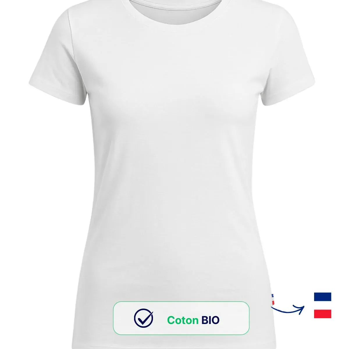 T-shirt blanc femme - t-shirt femme