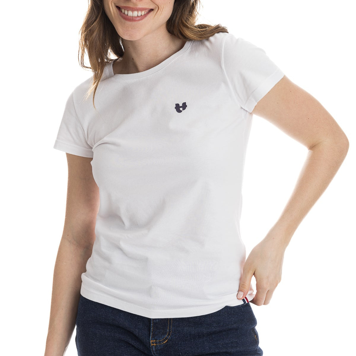 T-shirt blanc femme PALÂBA cœur