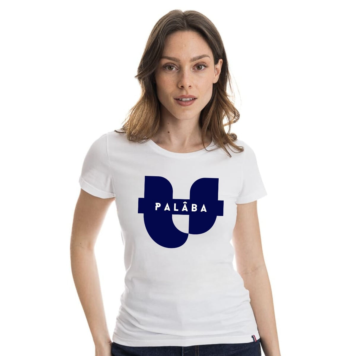 T-shirt blanc femme SIGNATURE PALÂBA