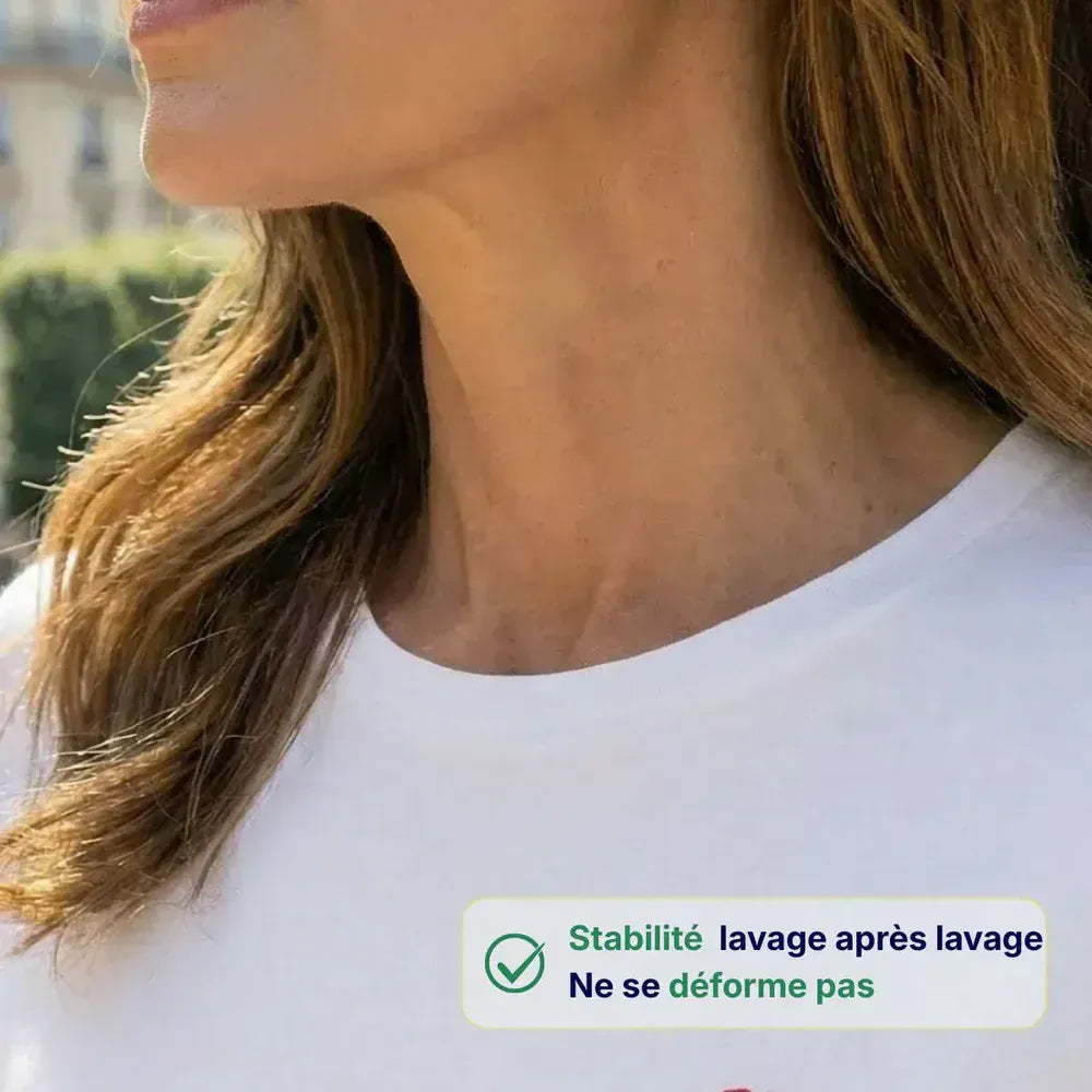 T-shirt femme blanc | L’Herbier