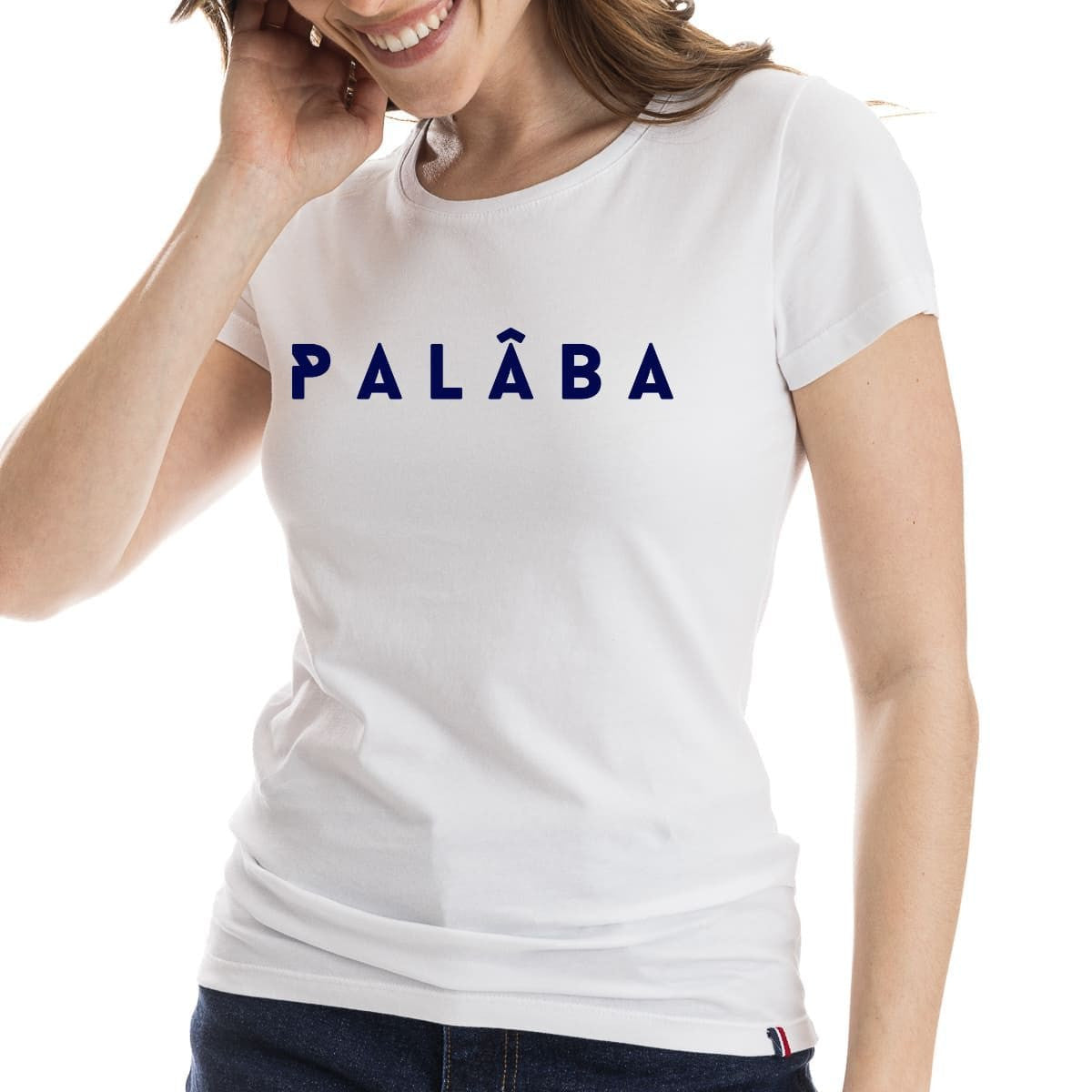 T-shirt blanc femme PALÂBA