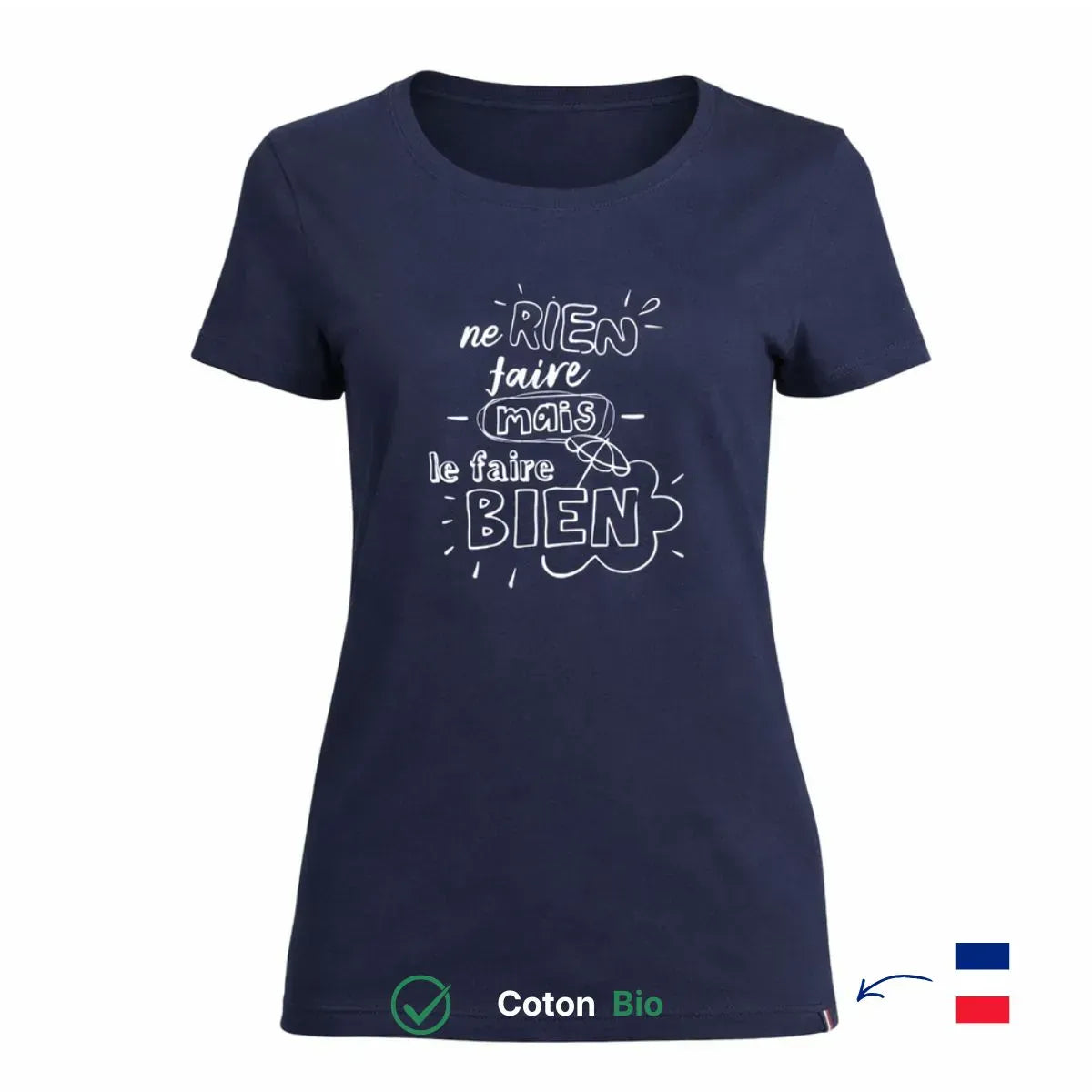T-shirt femme bleu