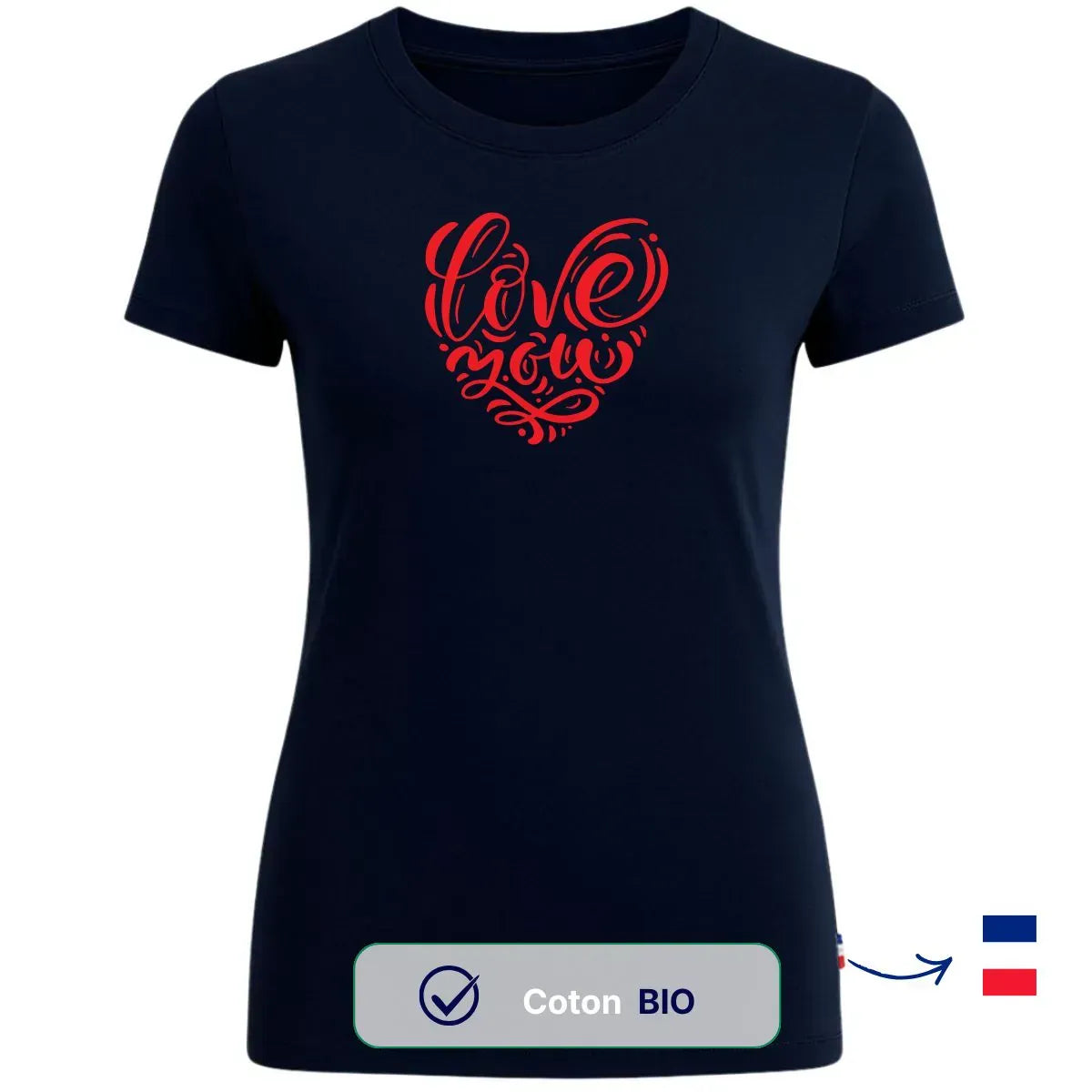 T-shirt femme bleu | DECLARATION