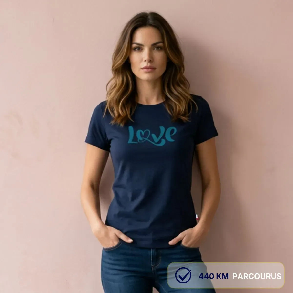 T-shirt femme bleu | LOVER