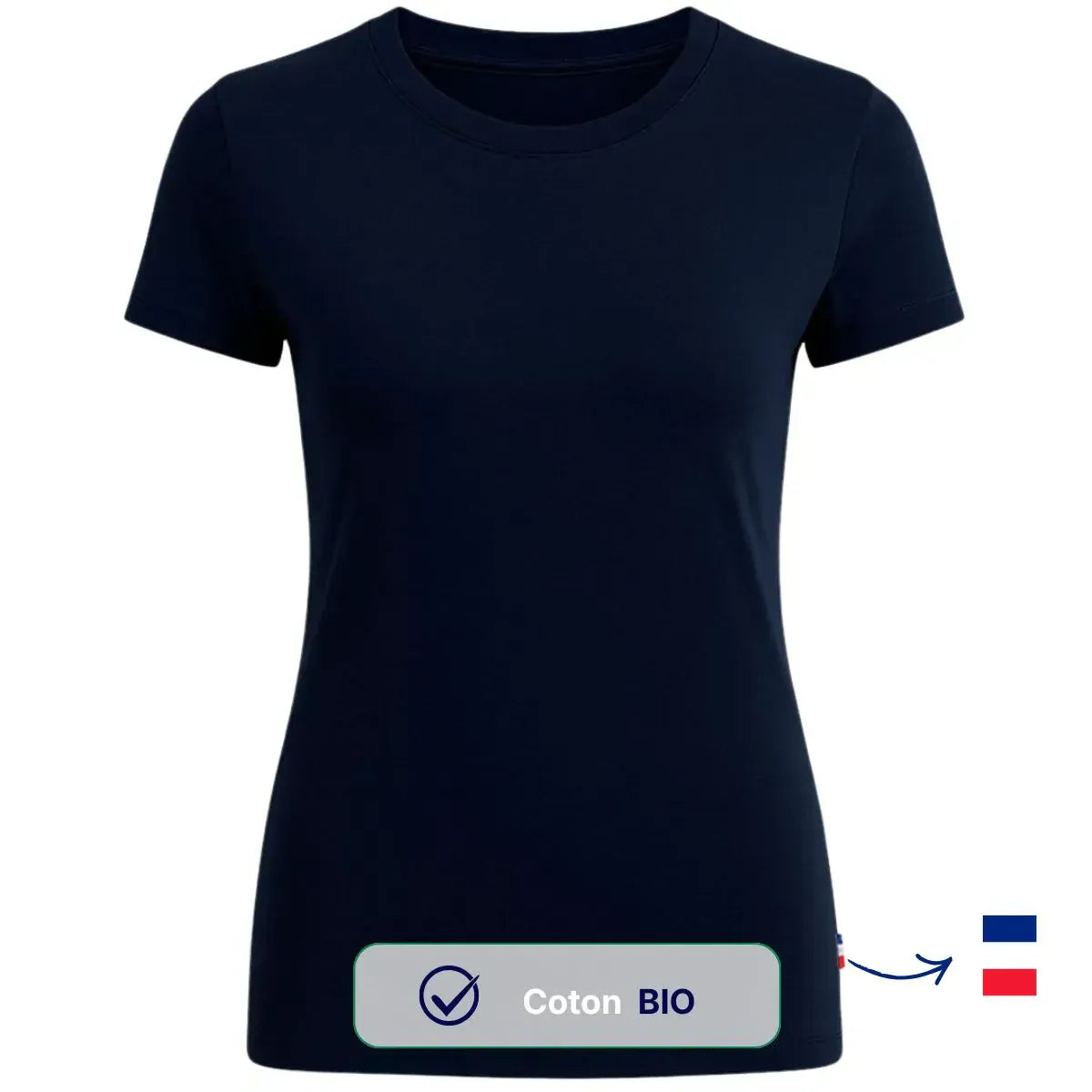 T-shirt femme bleu marine - t-shirt femme