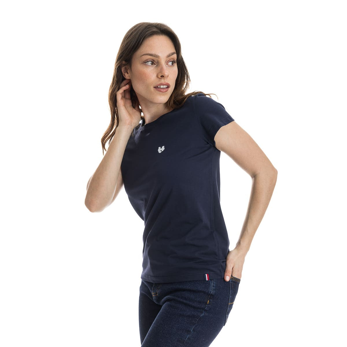 T-shirt bleu femme PALÂBA coeur