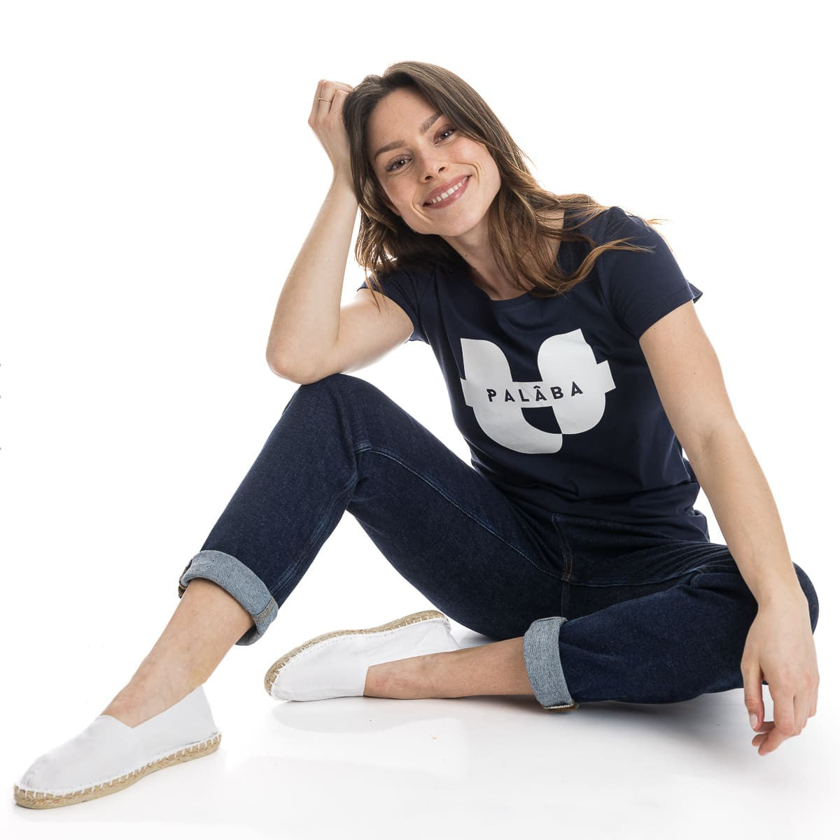 T-shirt bleu femme SIGNATURE PALÂBA