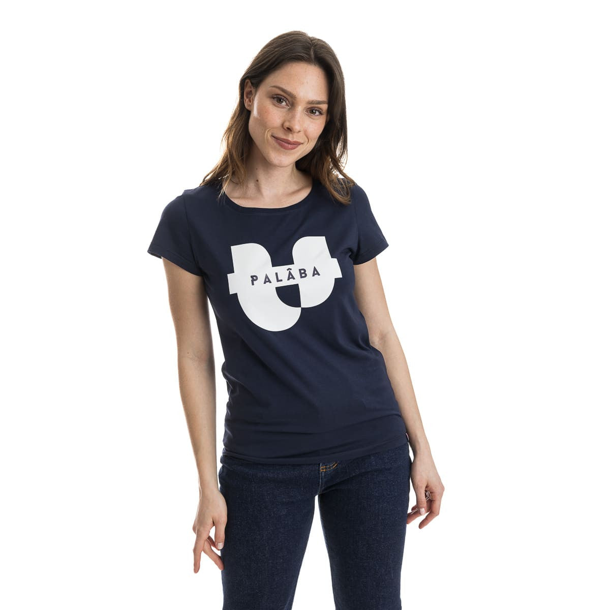 T-shirt bleu femme SIGNATURE PALÂBA