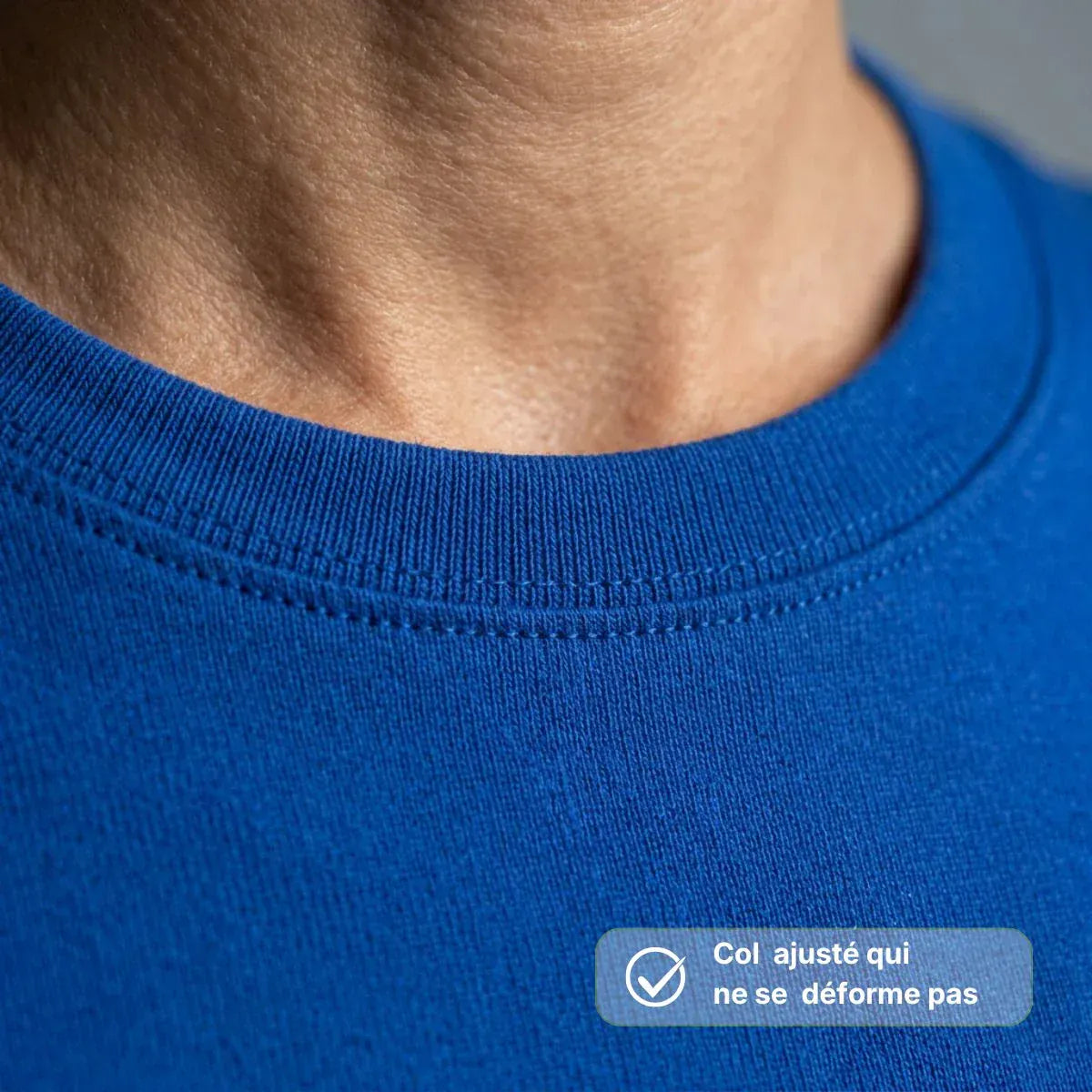 T-shirt femme bleu roi | CHARMANTE FRANÇAISE