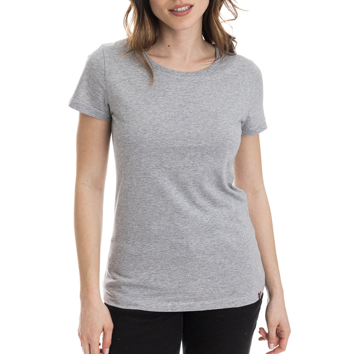 T-shirt femme gris