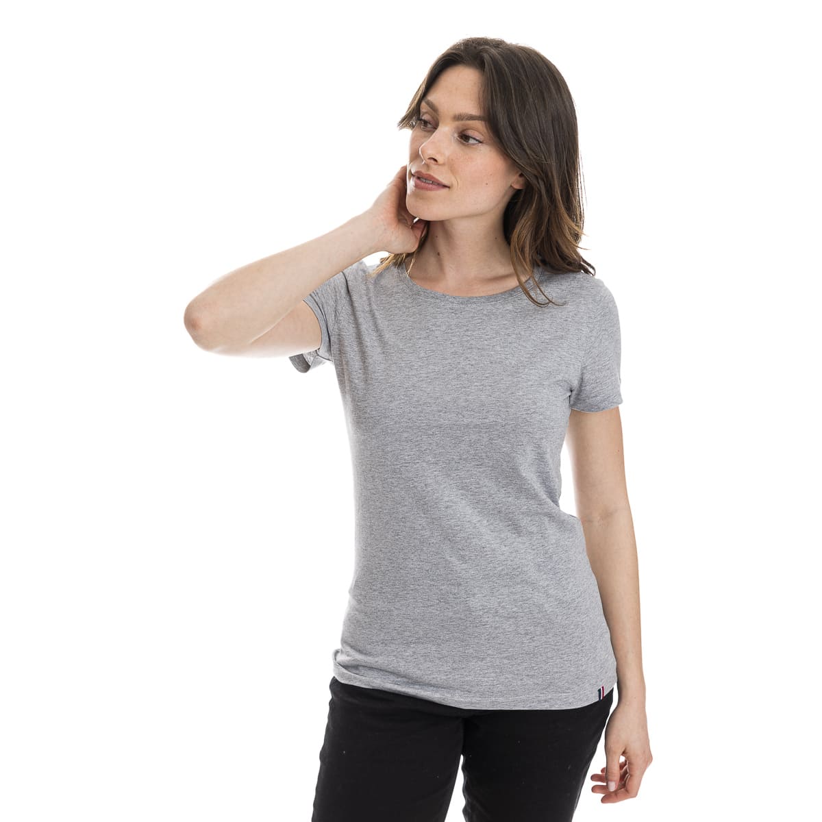 T-shirt femme gris