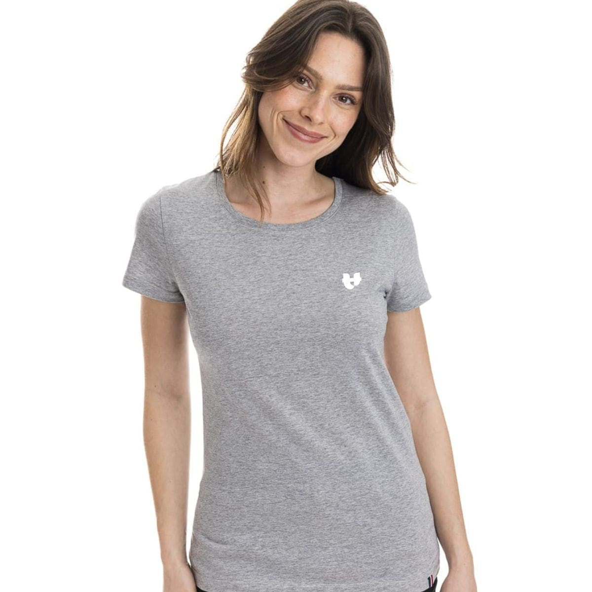 T-shirt gris femme PALÂBA coeur