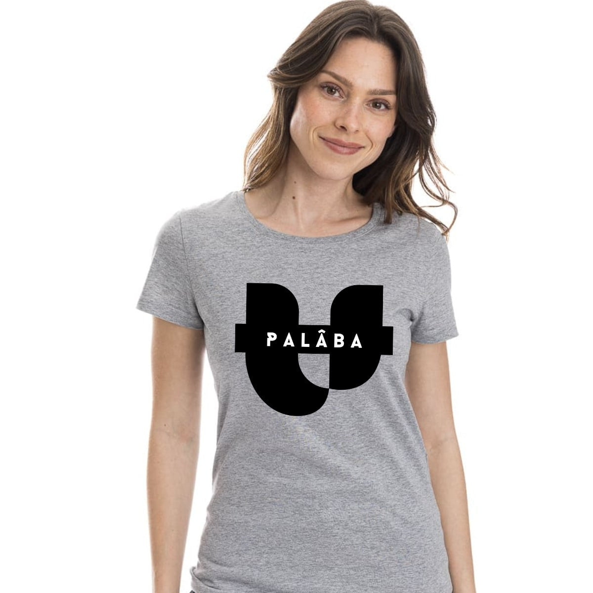T-shirt gris femme SIGNATURE PALÂBA