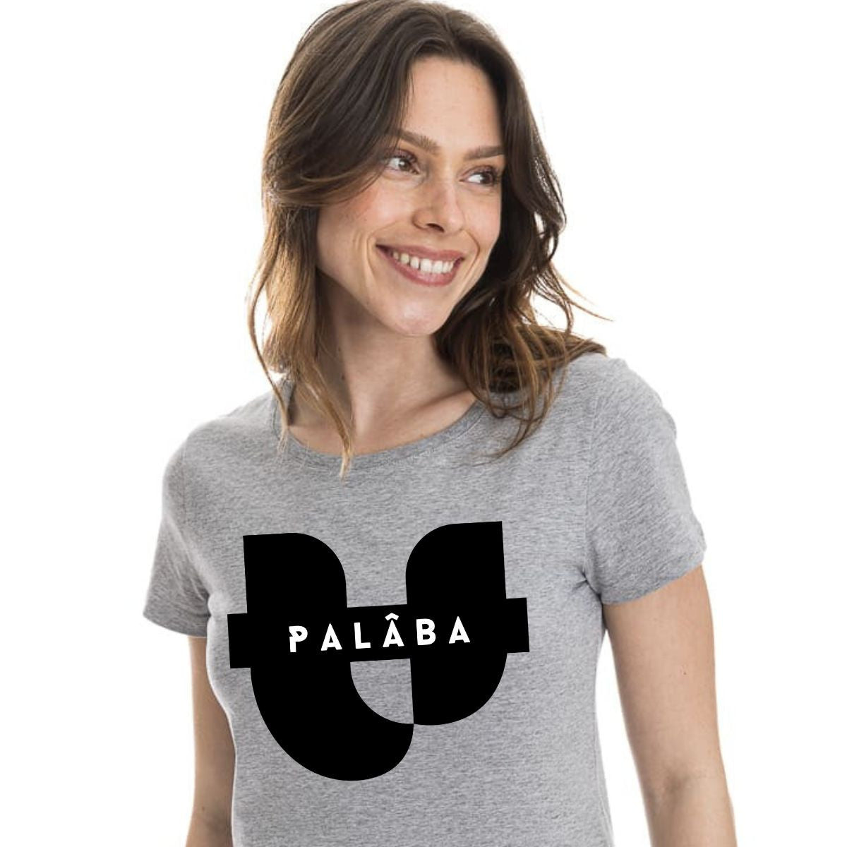 T-shirt gris femme SIGNATURE PALÂBA