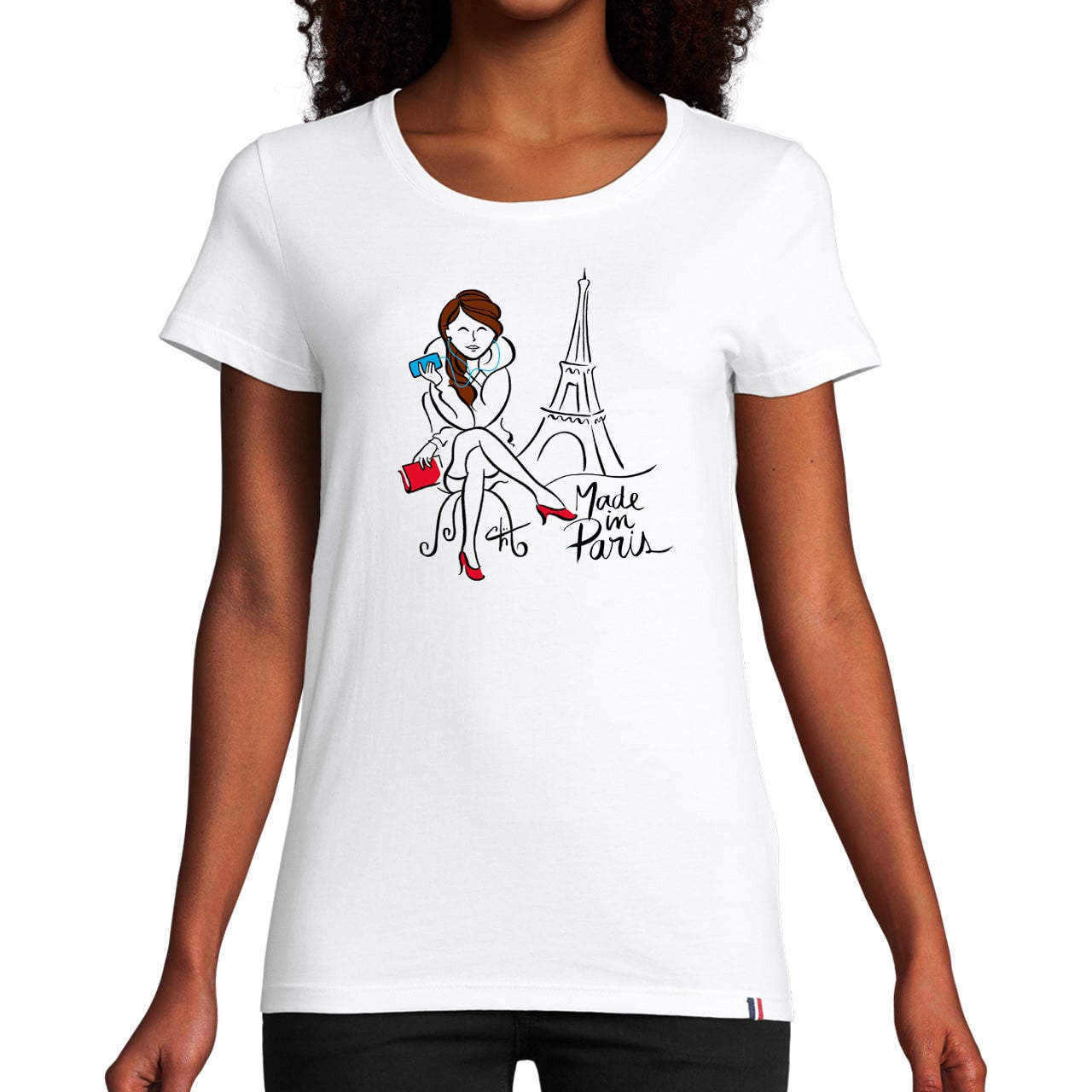T-shirt femme Made in Paris col rond