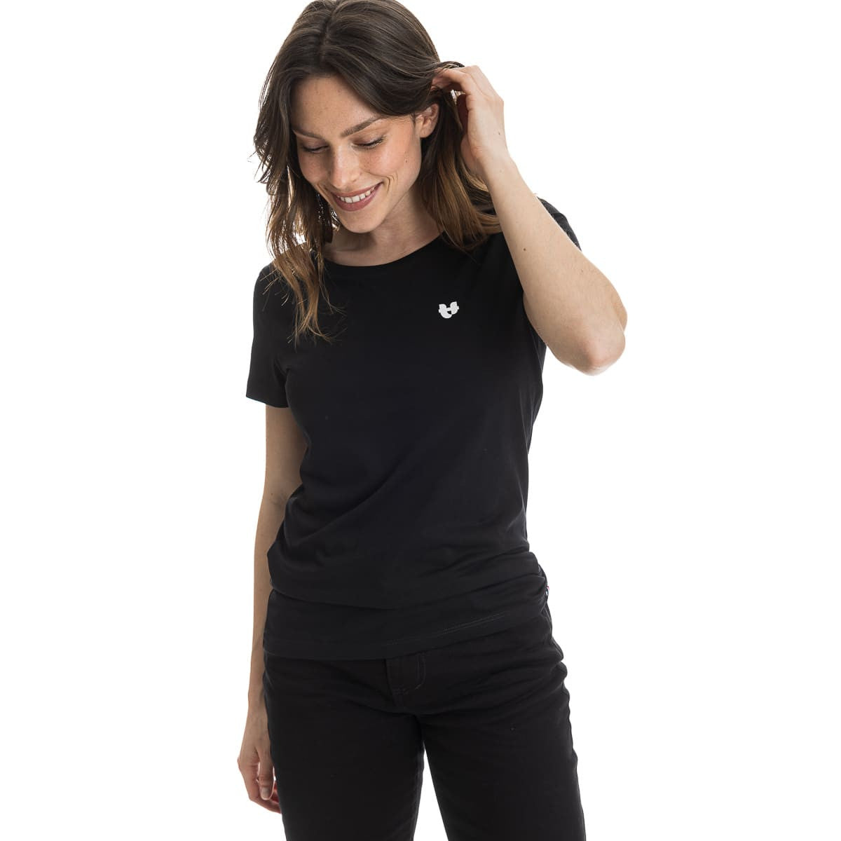 T-shirt noir femme PALÂBA cœur