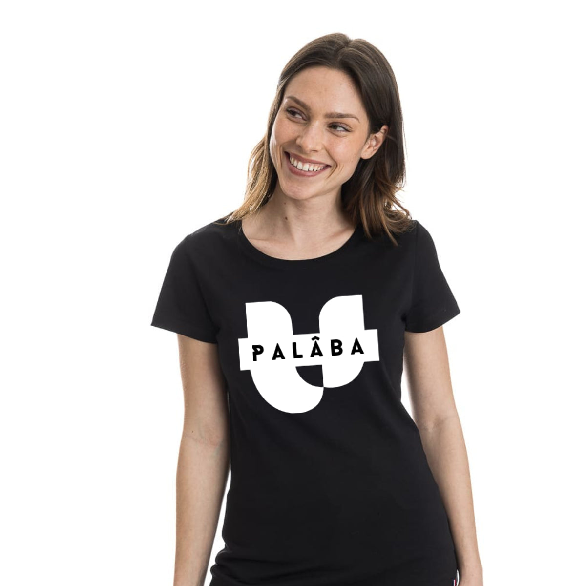 T-shirt noir femme SIGNATURE PALÂBA
