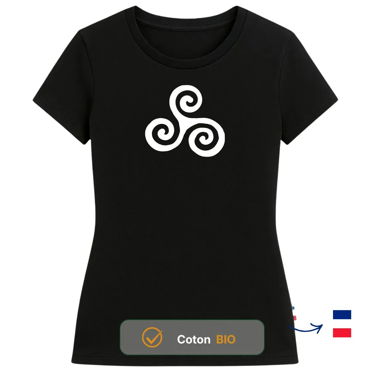 T-shirt femme noir | TRIA