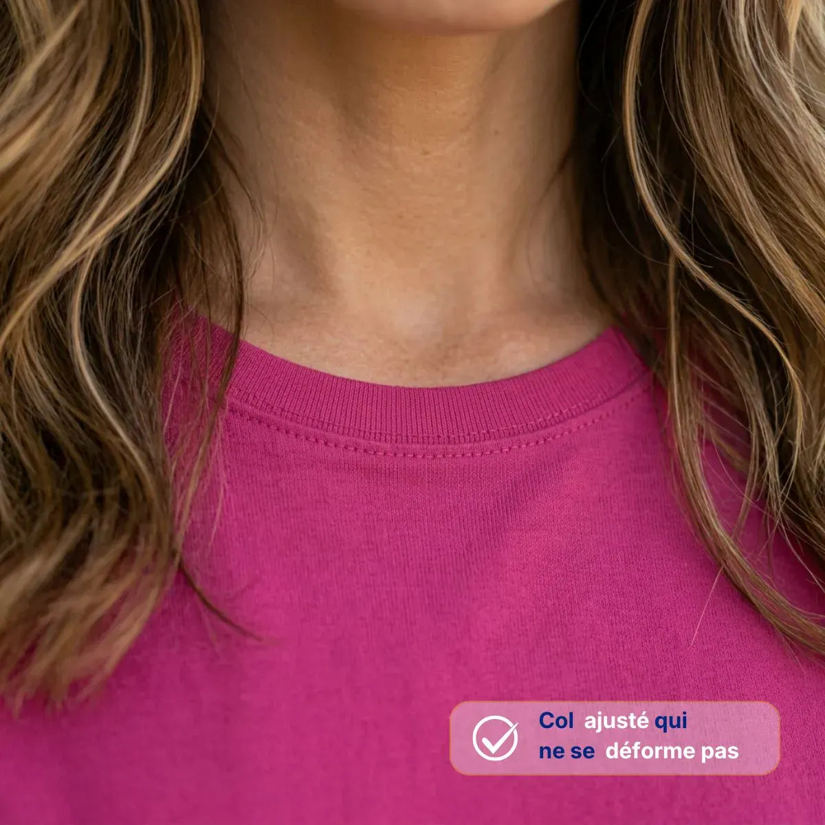 T-shirt femme rose | CHARMANTE FRANÇAISE