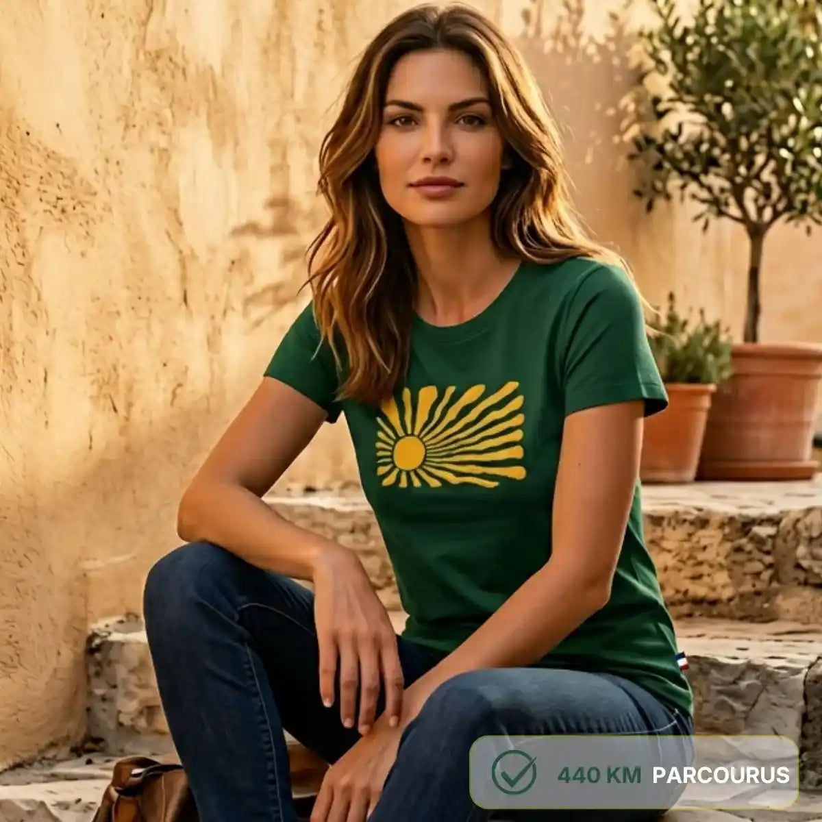 T-shirt femme vert | LEVANT