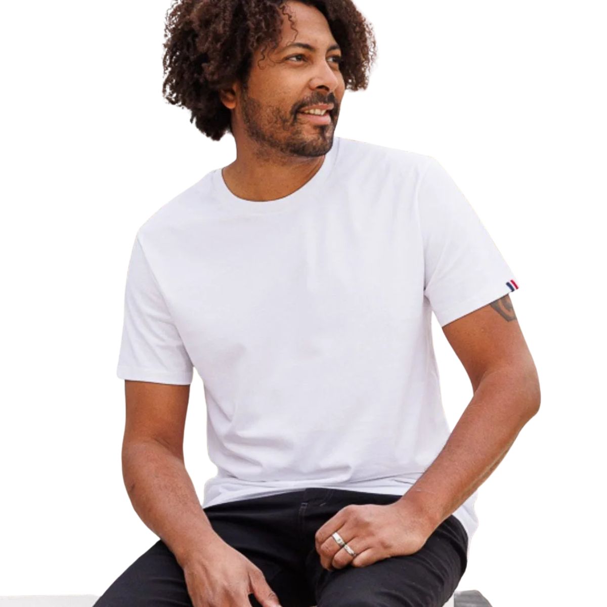 T-shirt homme blanc