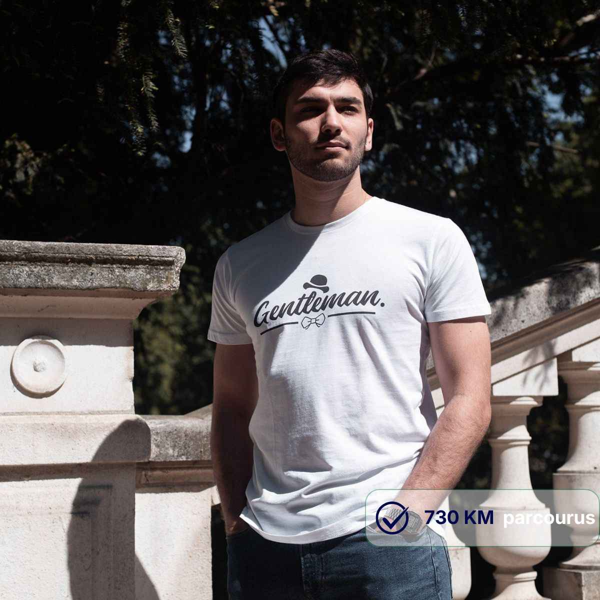 T-shirt Homme blanc | Gentleman