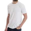 T-shirt Homme Ultra Doux Blanc - Col Rond, Coupe Basique, Respirable, Anti-bouloche, Lavage Facile - 2