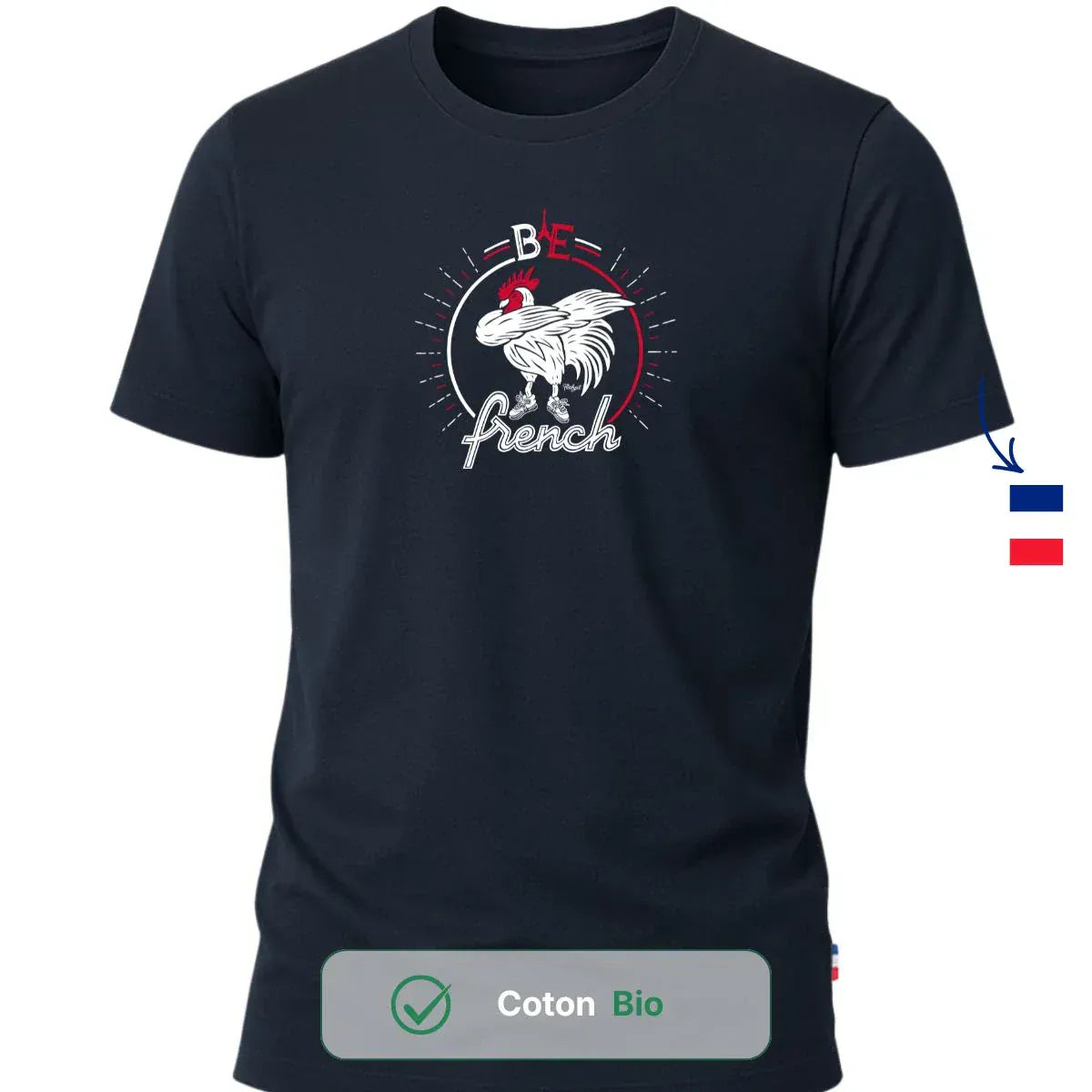 T-shirt Homme bleu | Be French