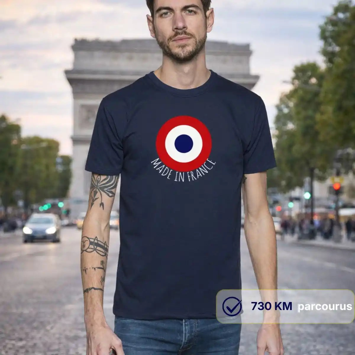 T-shirt Homme bleu | La cocarde