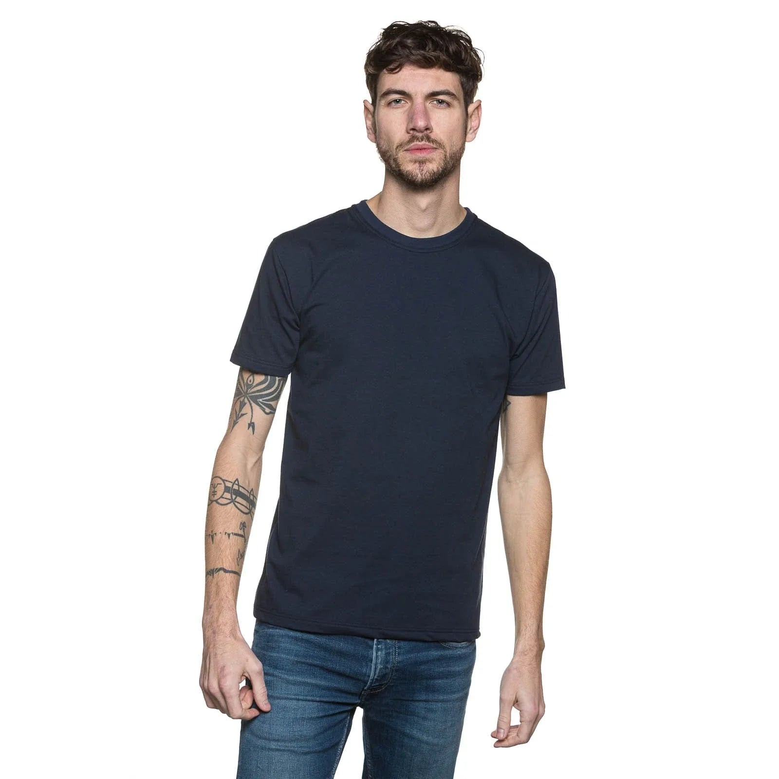 T-shirt homme bleu marine - XS