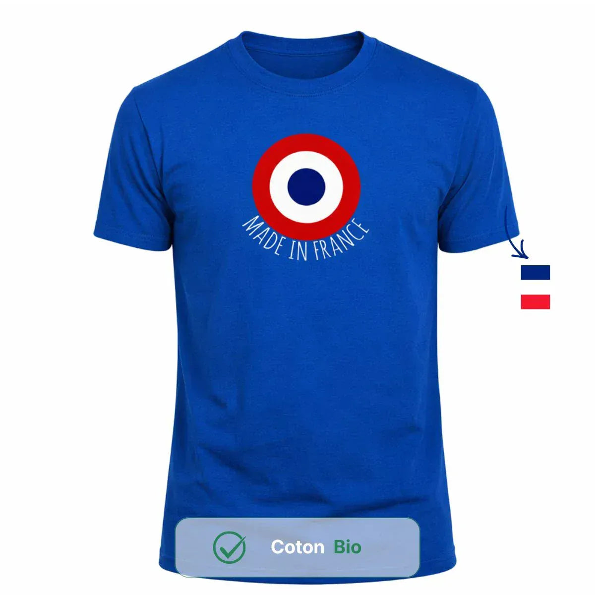 T-shirt Homme bleu roi | La cocarde