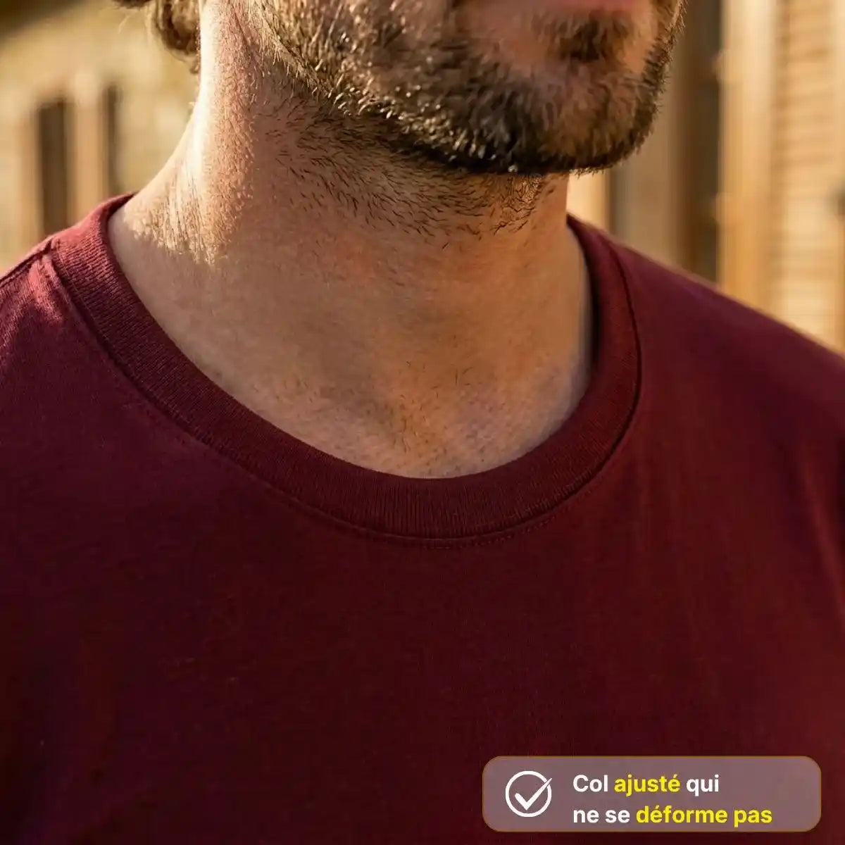 T-shirt Homme Bordeaux | EVASION