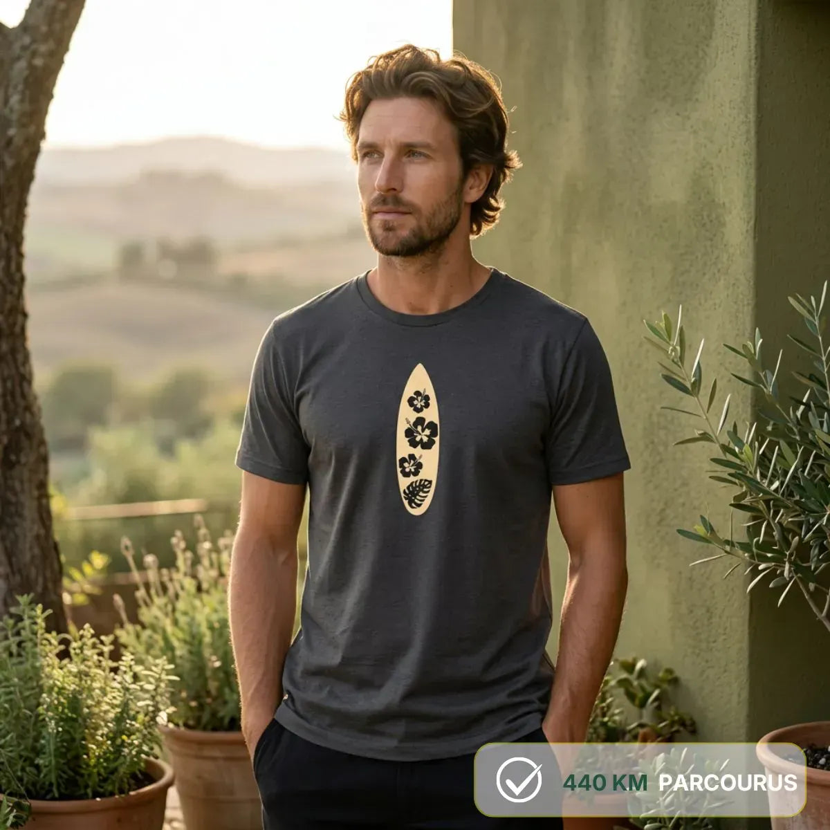 T-shirt Homme Gris chiné | EVASION