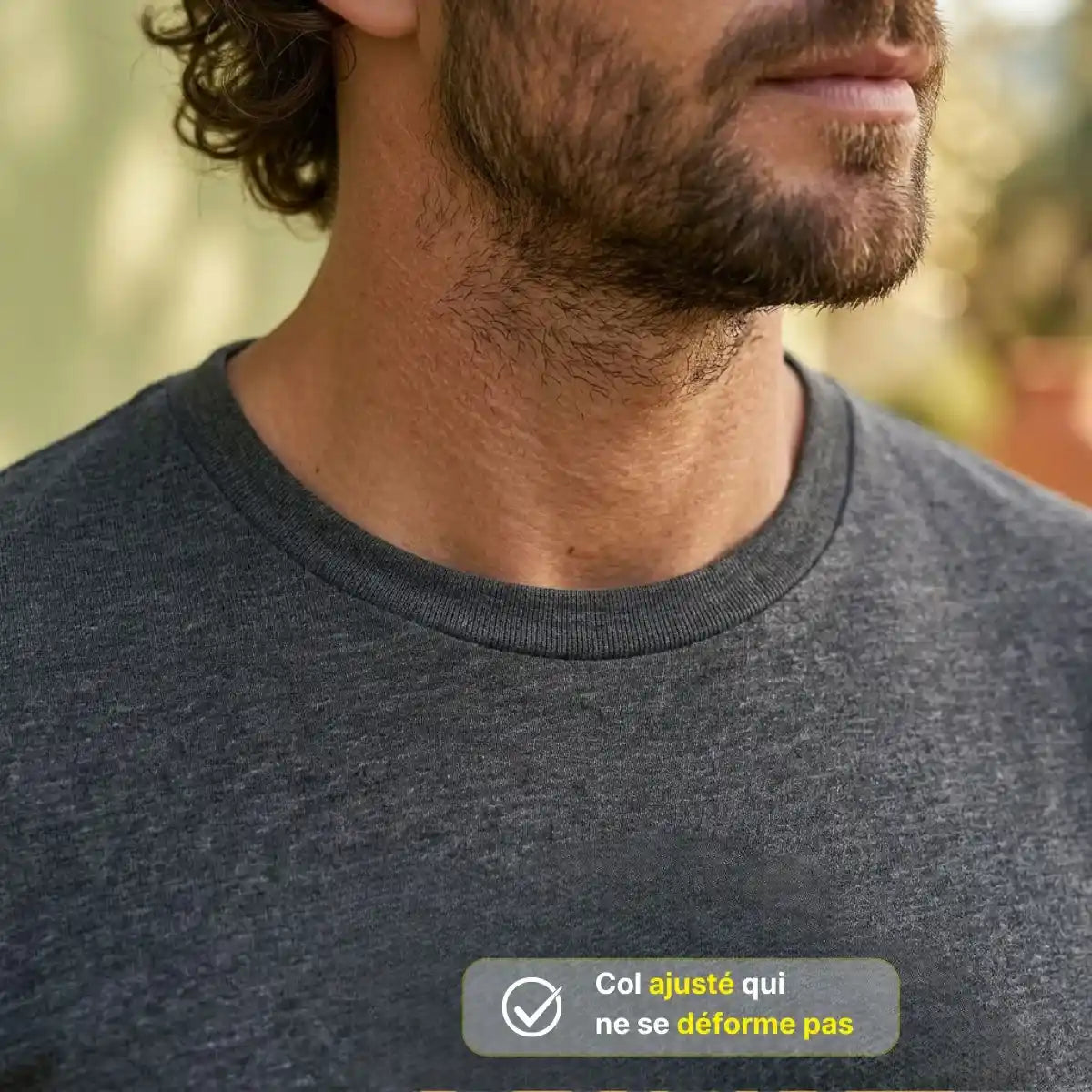 T-shirt Homme Gris chiné | SOLÉA